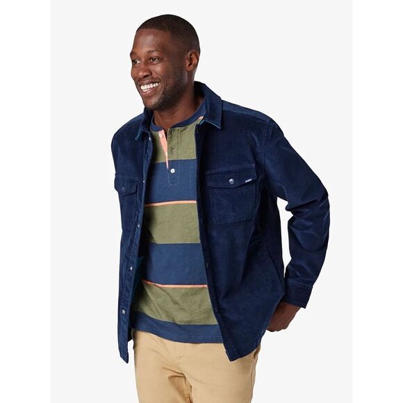 NWOT Chubbies The Cordial Navy Blue Corduroy Jacket Size Medium - Picture 1 of 7